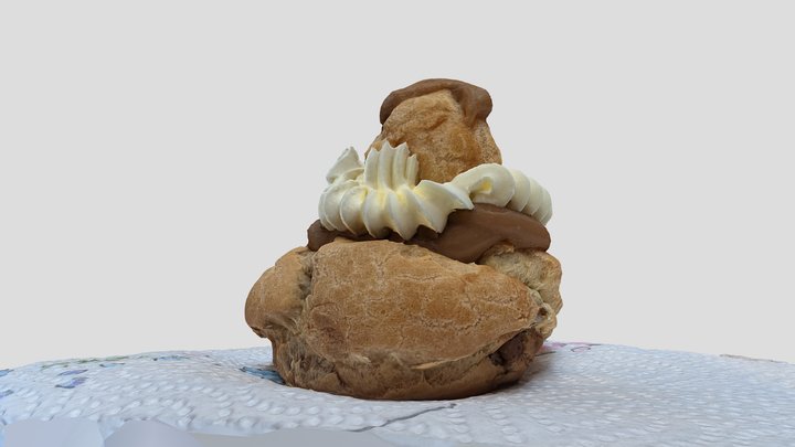 French Pastry - La religieuse 3D Model