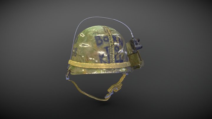 Helmet M1 with PRT-4 3D Model