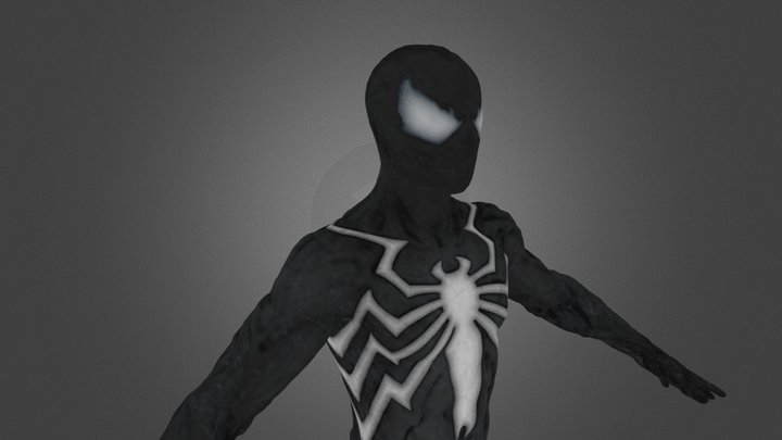 Marvel's spider-man 2 Spiderman Symbiote Suit 3D Model