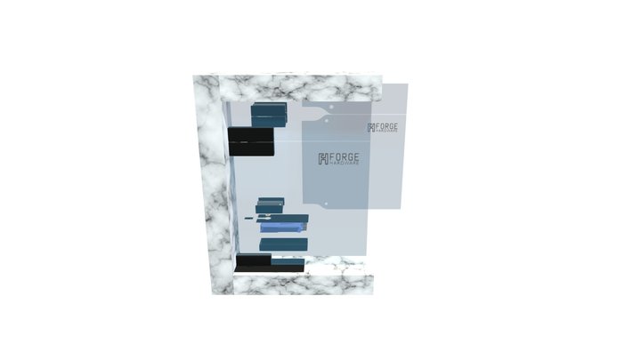 FS540NHOB varient 2 + WALL 3D Model