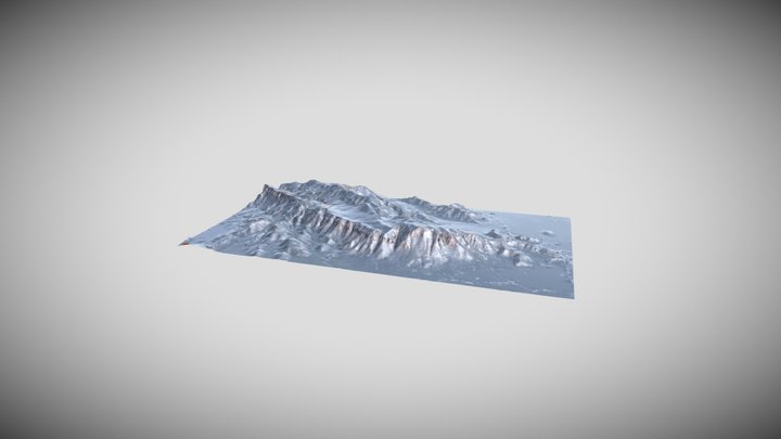 Macizo corbera-Creus (Parcial) 3D Model