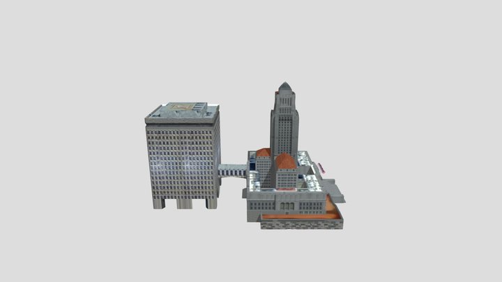 Los Angeles City Hall 3D Model