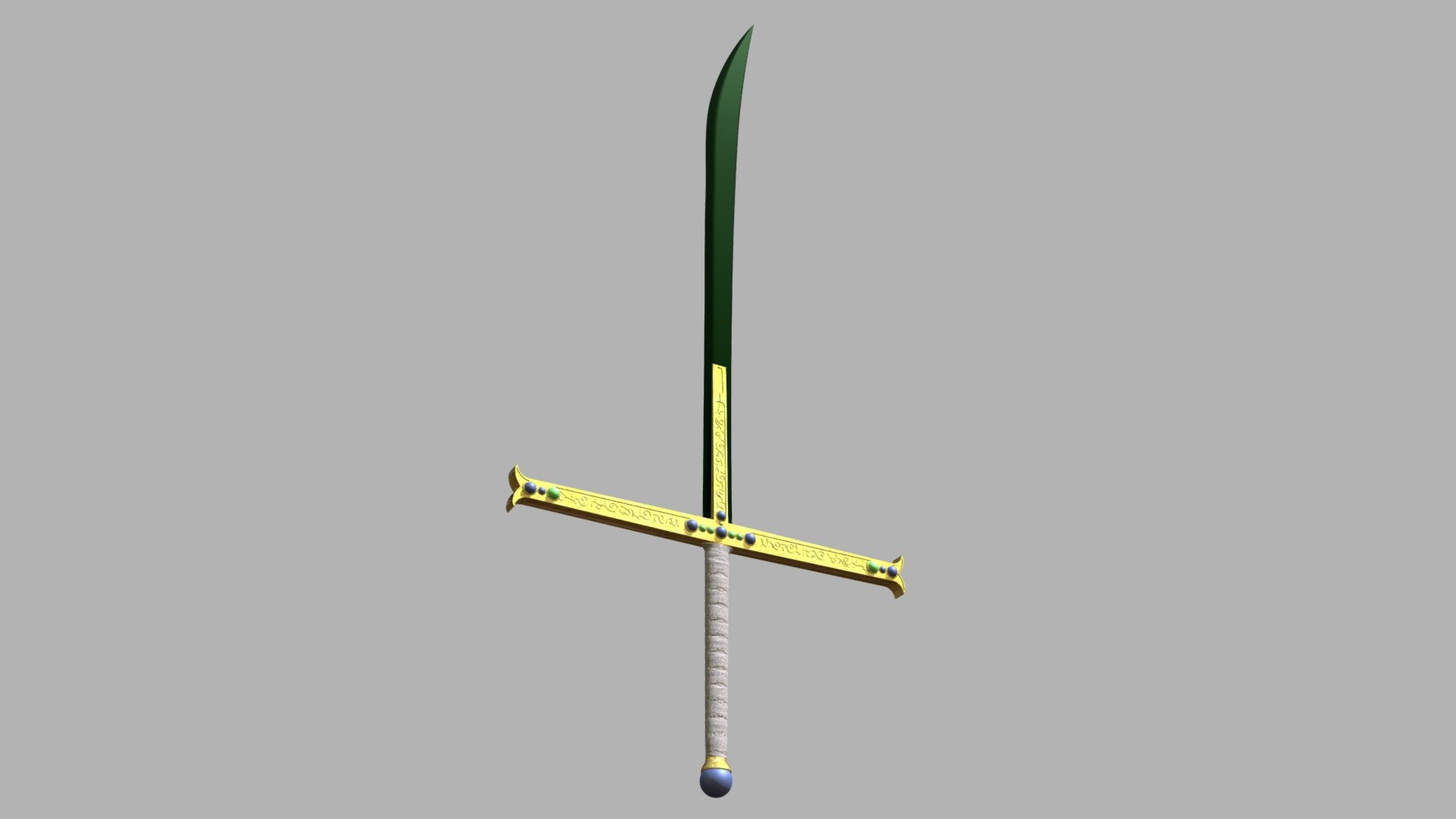 Kokuto yoru (espada do mihawk) Modelo 3D - TurboSquid 1191014