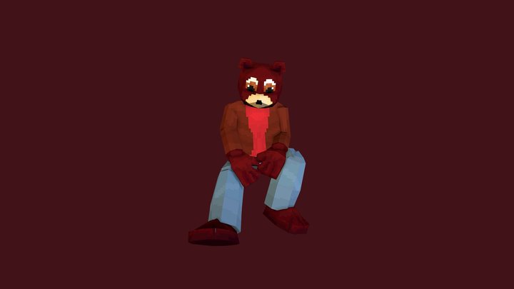 The College Dropout Bear 3D Model