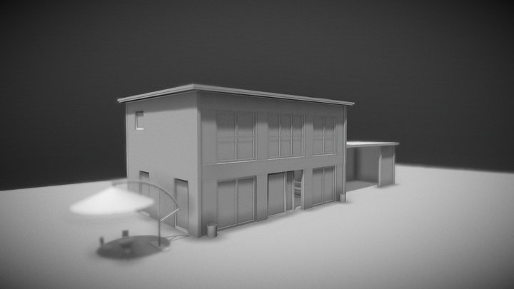 A simple house 3D Model
