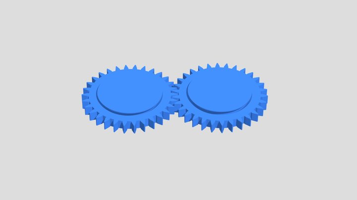 Fidget gear spinner 3D Model