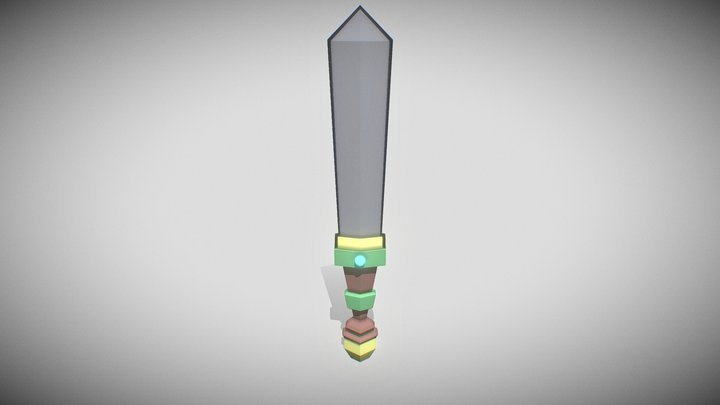 Sword Modeling - 12112020 3D Model