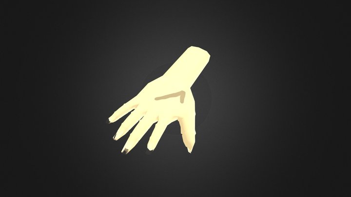 Mano Textura Capas 3D Model