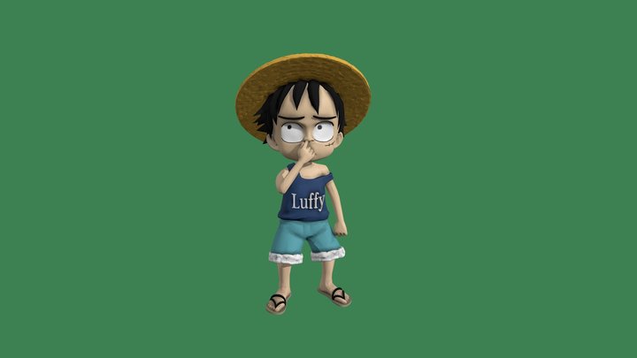 Luffy One Piece 3D Model