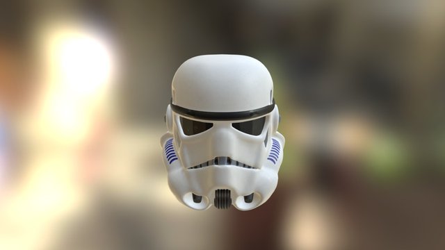 StormTrooper Helmet 3D Model
