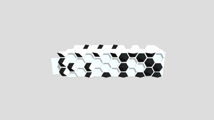 Coordinated XYZ Cube2025 3D Model