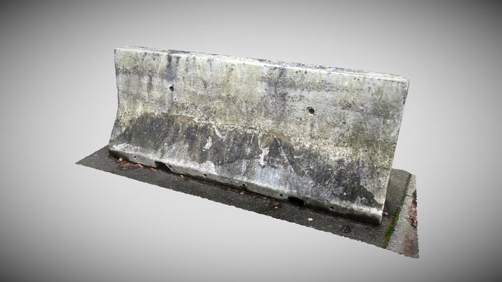 Concrete block 3D Model