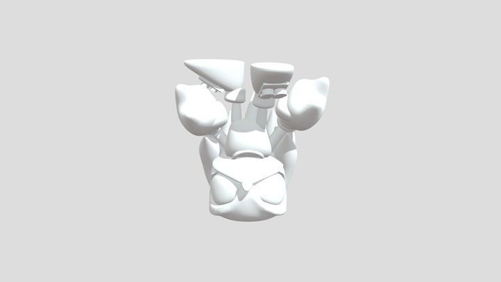 Knuckles  - Knux 3D Model