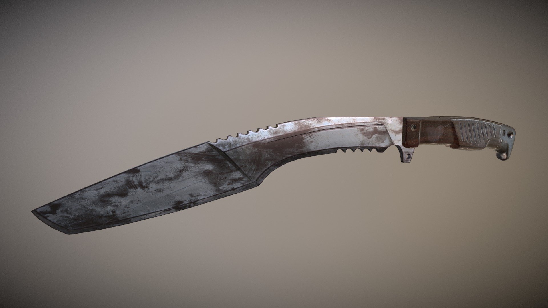 Kukri Knife - 3D model by Gerard (@gcr93) [973a0b0] - Sketchfab
