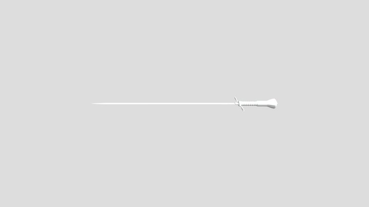 Medieval sword 3D Model