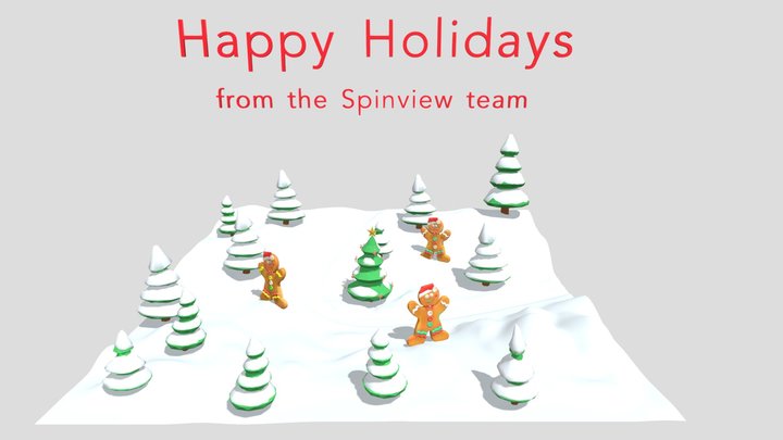 Spinview Christmas Card_ 2022 3D Model