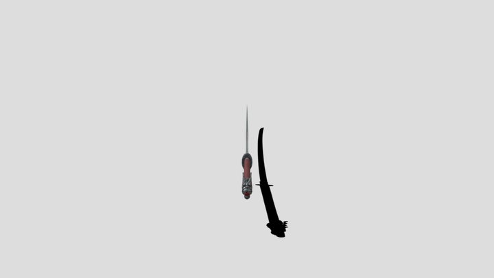 katana-with-dragon 3D Model