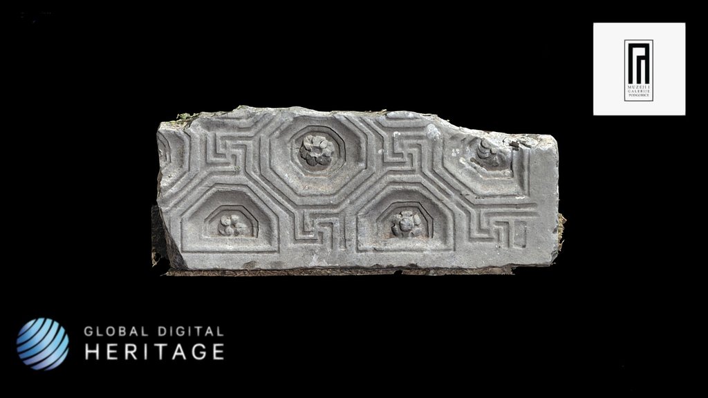 Decorated architectural element