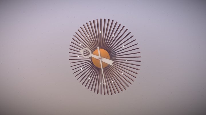 Popsicle Clock 3D Model