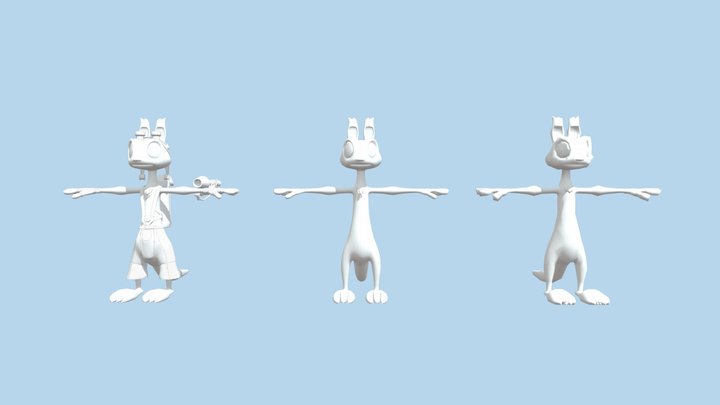 Daxter 3D Model