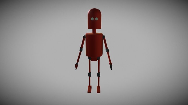 animated robot 3D Model