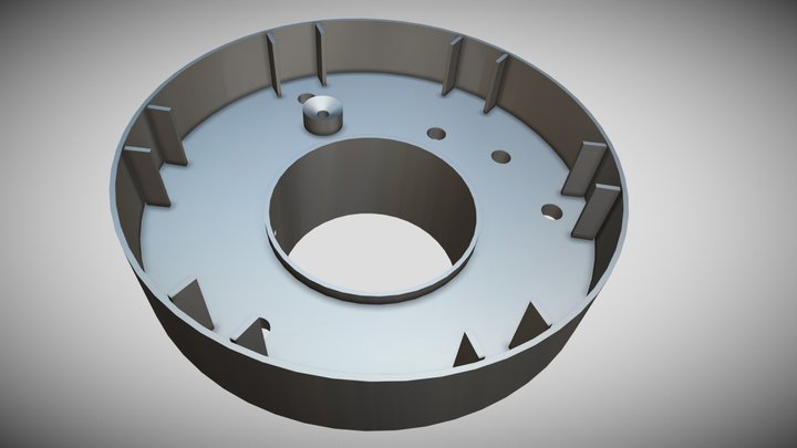 Pieza Moto 3D Model