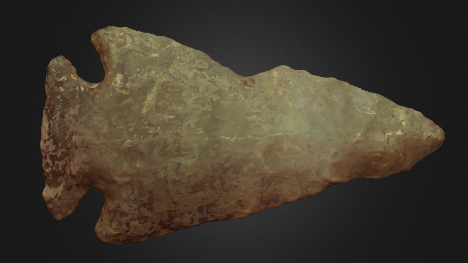 Corner Notched Point - 3D model by Lakehead Anthropology ...