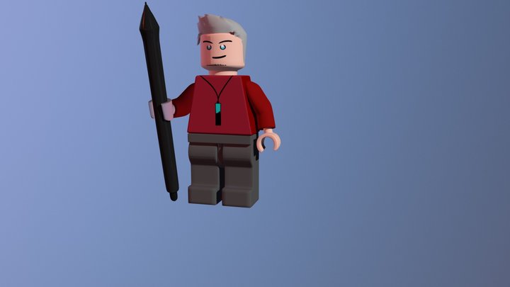 Legoman Domen 3D Model