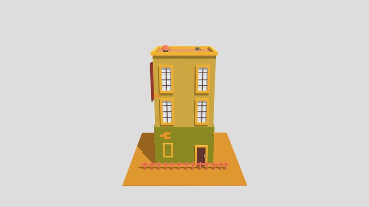 Flat 3D Model