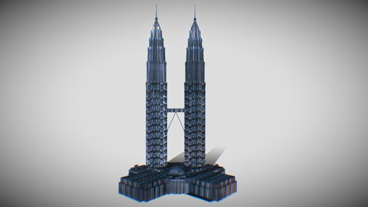 PETRONAS TWIN TOWER 3D Model