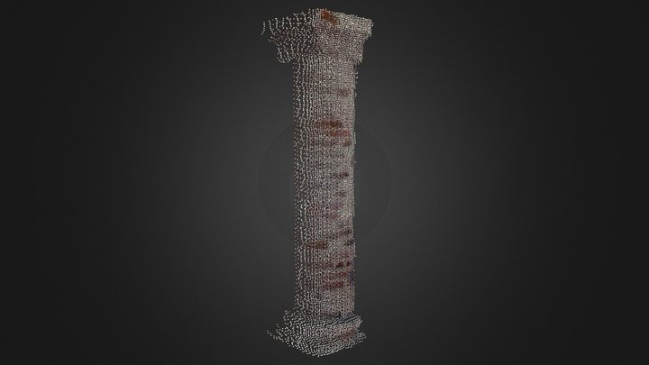 Media columna (A1) 3D Model