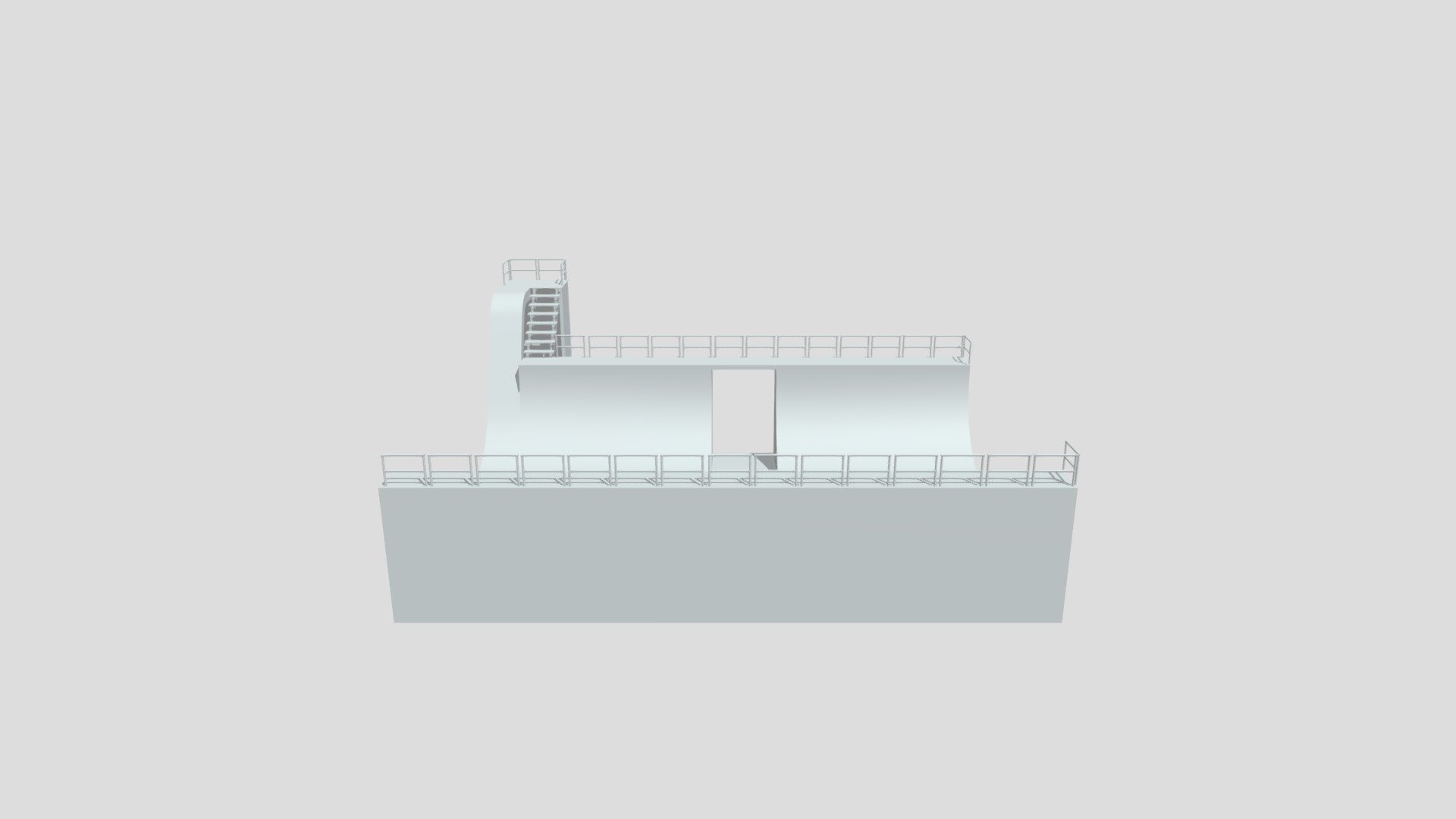 Skateboard Ramp Port — Sketchfab embed 3D viewer
