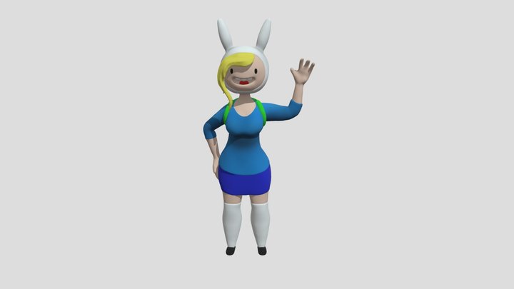 Fionna-Hora de Aventura I Adventure Time 3D Model