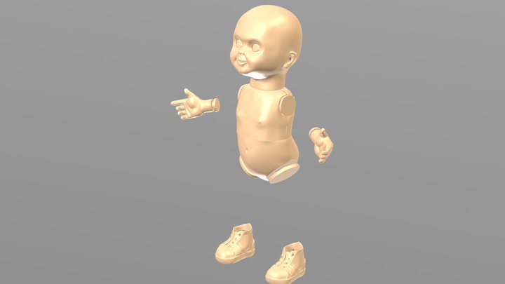 CHUCKY DOLL CHILD'S PLAY 2 3D Model