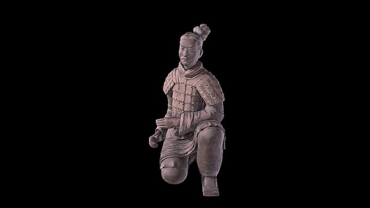 Kneeling Archer 3D Model