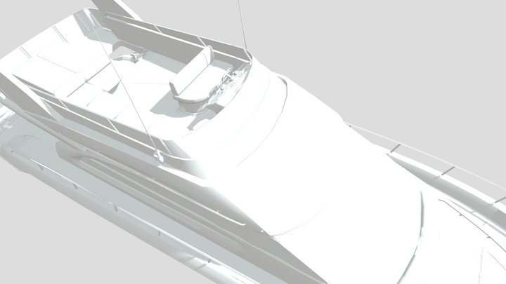 Yacht-with-interiorfbx_obj 3D Model