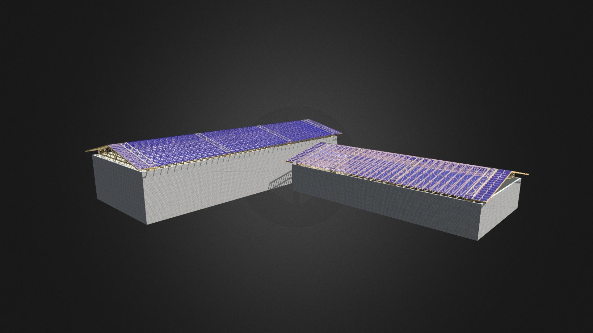 Budynek magazynowy — Sketchfab embed 3D viewer