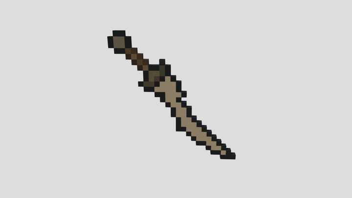 Desert Dagger 3D Model