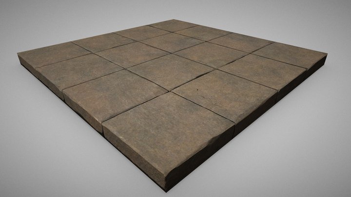 ancient tiles 3D Model