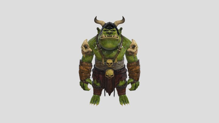 Tall Goblin by Paint 3D 3D Model