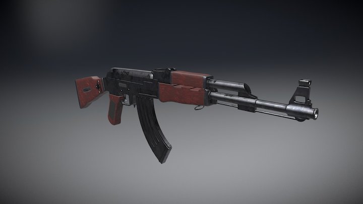 Ak 47 3D Model