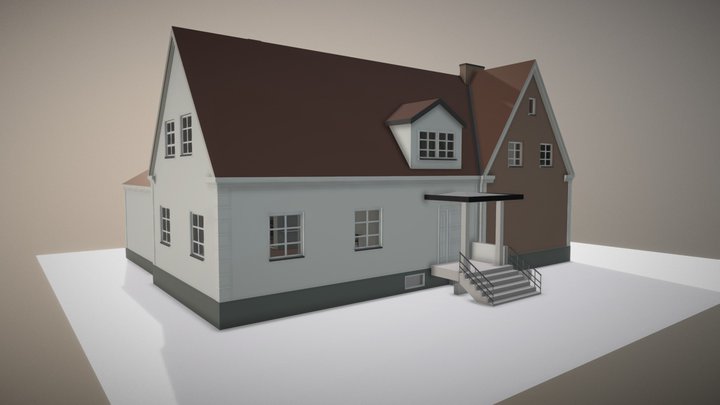Swedish House - Extension 3D Model