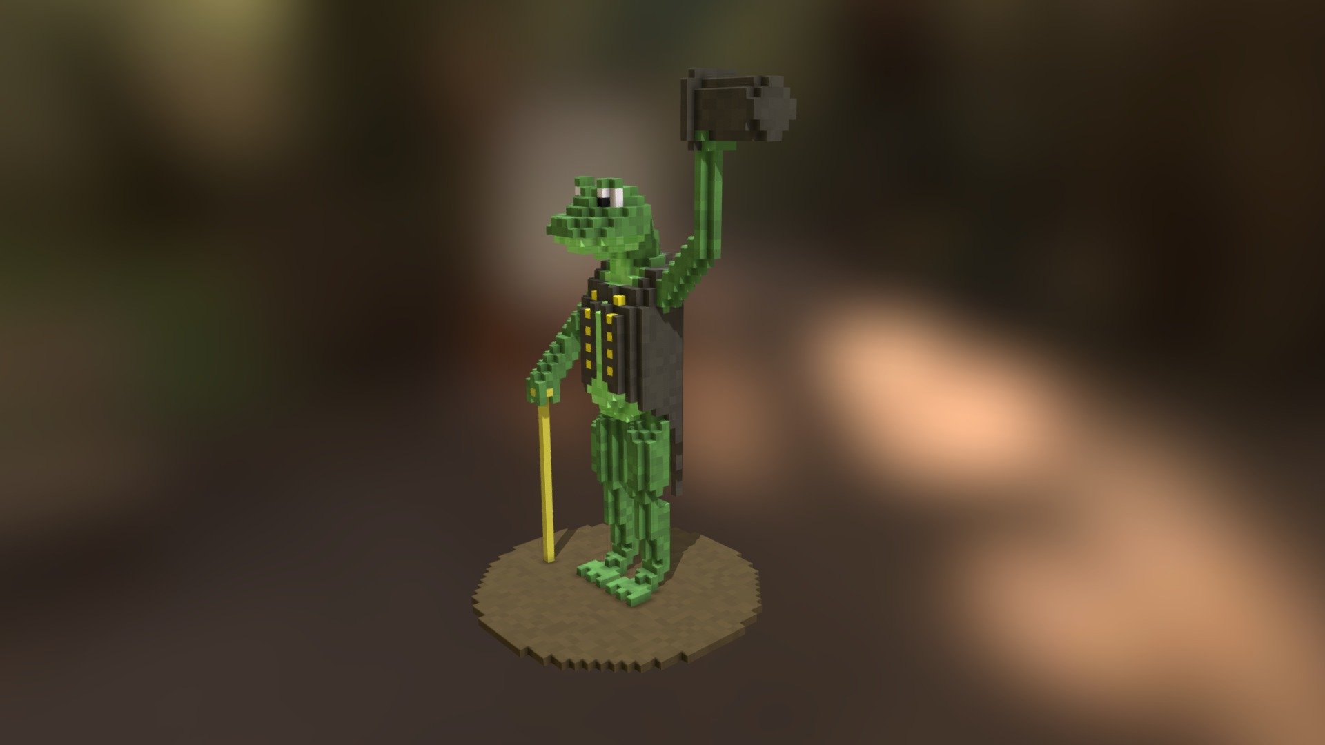Frog - Voxel model
