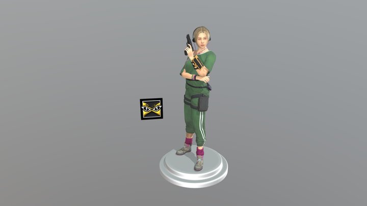 Monika "IQ" Weiss 3D Model