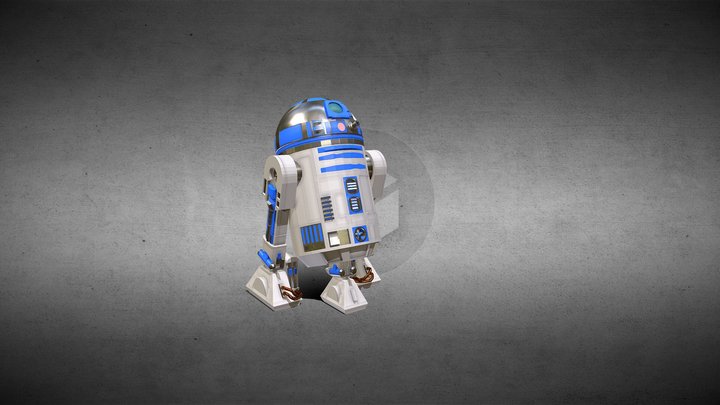R2d2modell 3D Model