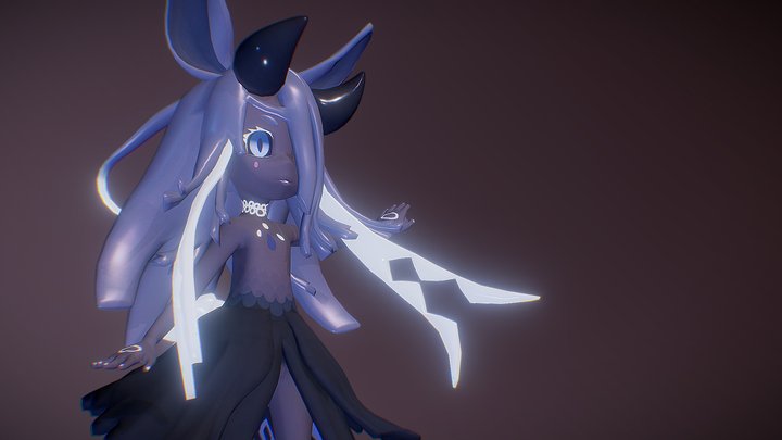 Monster Girl 3D Model
