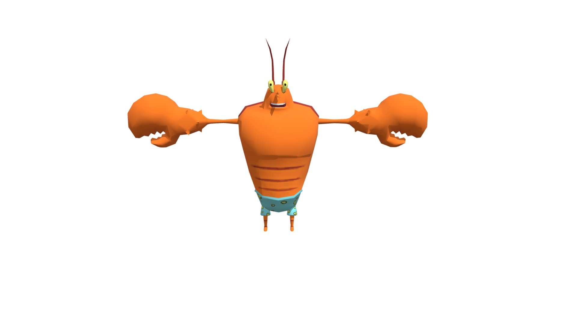 Larry The Lobster - Download Free 3D model by gaddiellartey2010 ...
