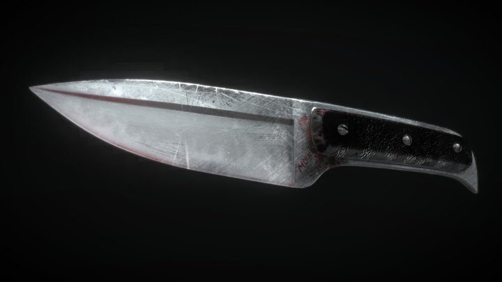 Hunter Knife 3D Model