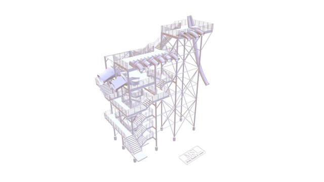 Slide Tower 3D Model