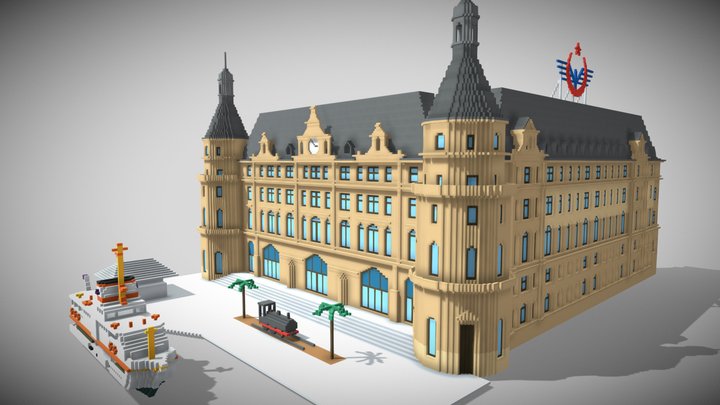 Haydarpasa Garı vox 3D Model